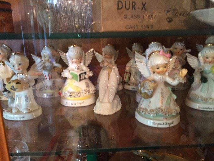 figurines and glassware