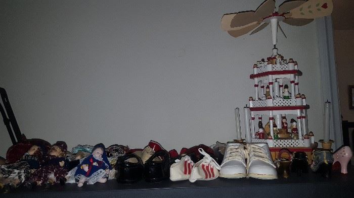 Mini Dolls, Shoes, Christmas things