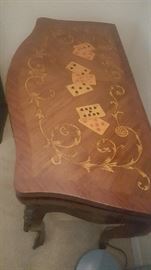 Top of Flip Top Card/Game Table