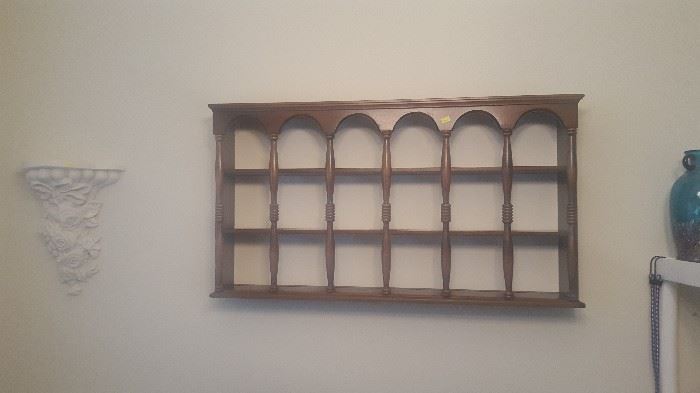 One of many display shelving.  This one was for cups & saucers