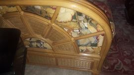 Side View of the Rattan Sleeper Sofa