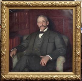 William Paxton
Pair of Portraits
each 36" x 36" oil on canvas
signed lower right
subject reportedly former Governor
of Vermont and his wife    Bid on-line November 10th -15th at www.fairfieldauction.com