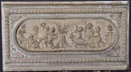 Continental Carved Wall Panel	
Frolicking Putti
24" x 44"    Bid on-line November 10th -15th at www.fairfieldauction.com