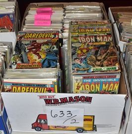 Over 1000 Comic Books.  Bid on-line November 10th -15th at www.fairfieldauction.com