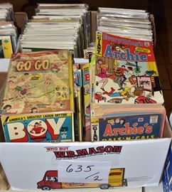 Over 1000 Comic Books.  Bid on-line November 10th -15th at www.fairfieldauction.com