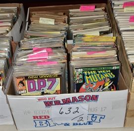 Over 1000 Comic Books.  Bid on-line November 10th -15th at www.fairfieldauction.com