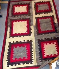 Ganado Navajo Rug Circa 1970 