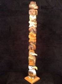 John Louise NW Coast Model Totem Pole 