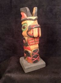 NW Coast Model Totem Pole 