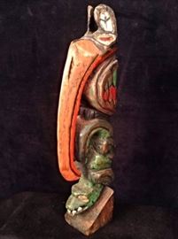 Tlingit Model Totem Pole 