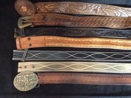  Mens Western Belts 