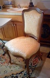 French Provincial Upholstered Chair 