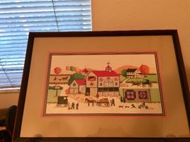Cross stitch picture