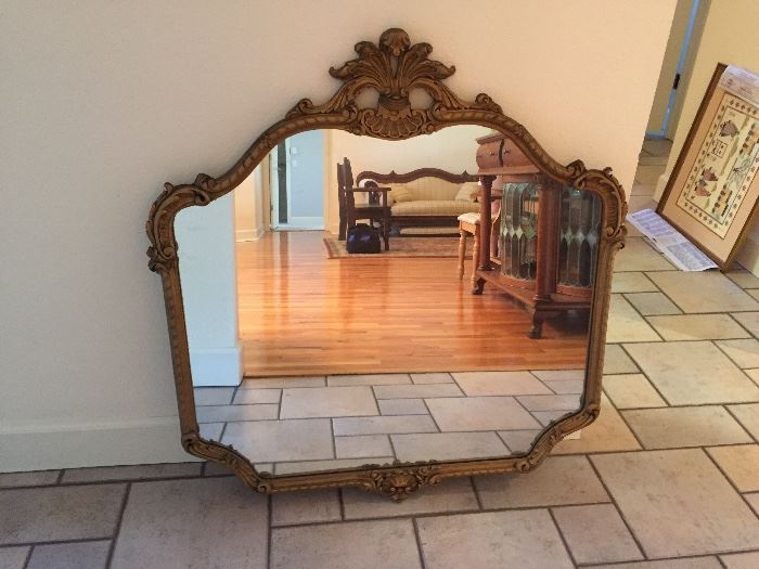 Vintage ornate mirror