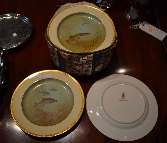 Gorgeous Tiffany Fish Plates