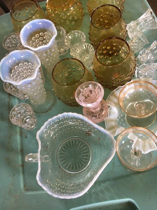 Great selection of decorative glassware