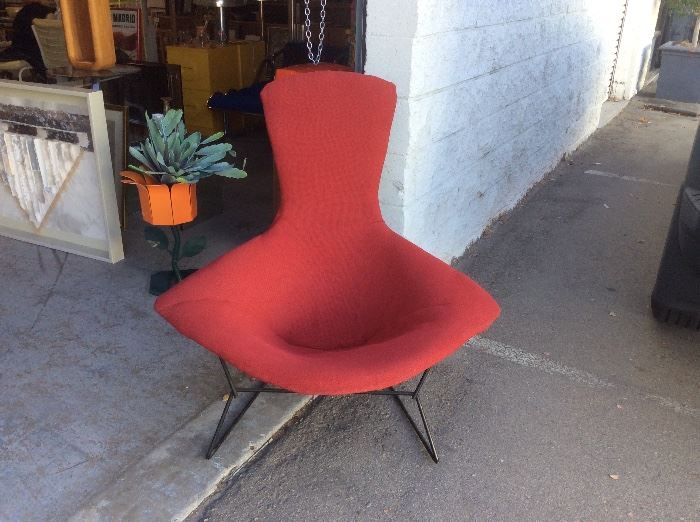 Original Bertoia Bird Chair with Knoll fabric 
