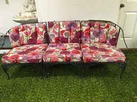 Vintage Outdoor Iron Set