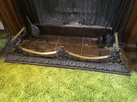 Brass antique Fireplace Bumper