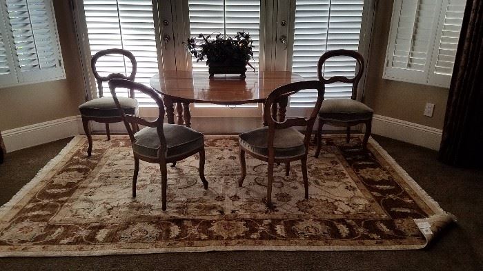 17th Century Dining Set w/6 Chairs