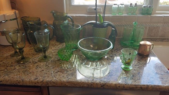 Antique Glassware Pieces