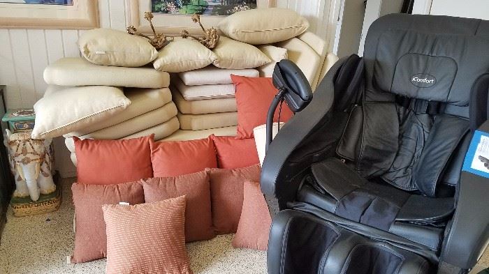 Huge Amount of Patio Cushions