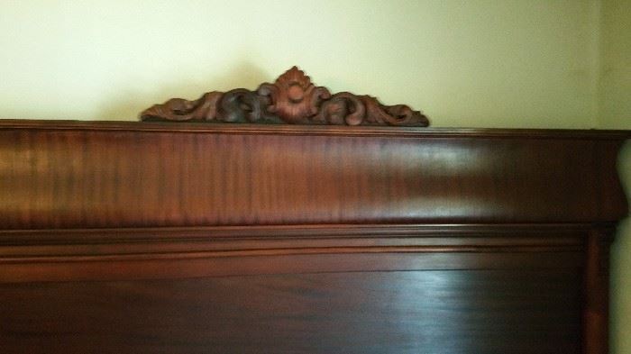 Top of headboard (Victorian bed)