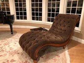 Animal Print Chaise Lounge
