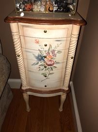 Jewelry Chest, handpainted