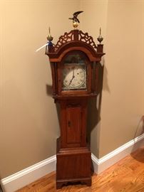John Bailey, Hanover, antique mahogany dwarf clock