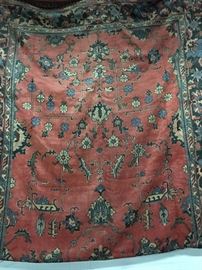 Antique Manchester Wool Persian Rug