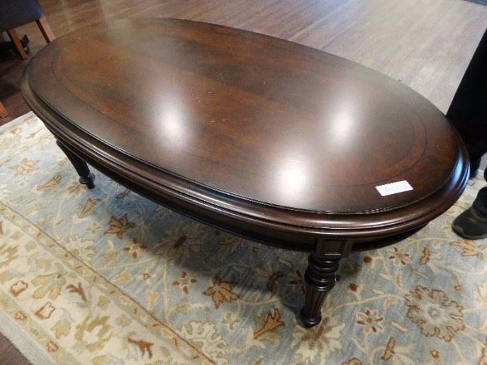 Very nice oval wood coffee table