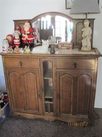 nice tile top sideboard