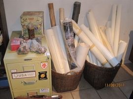 Architectural and engineering drawings, posters