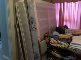 Full mattress & box springs - has headboard too