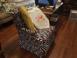 Zebra chair
