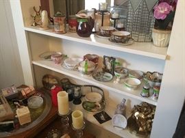 More collectibles on shelving