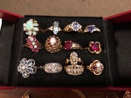 Diamonds 
Ruby’s 
Tanzanite and More 

14 & 18K Gold
