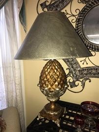 MAITLAND SMITH PINEAPPLE LAMP