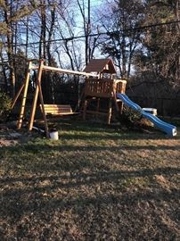 OUTDOOR WOODEN PLAYSET