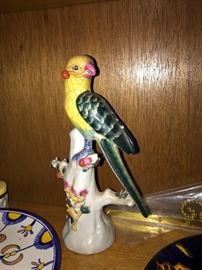 HAND-PAINTED PARROT STATUETTE / FIGURINE-2 AVAILABLE  