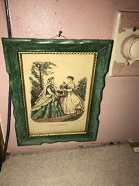 VICTORIAN FRAMED ART