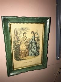 VICTORIAN FRAMED ART