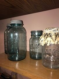 ANTIQUE MASON JARS