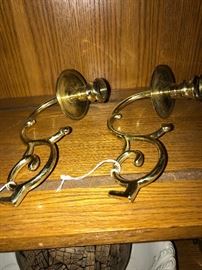 BRASS CANDLE SCONCES