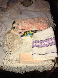 VINTAGE HAND-MADE LINENS