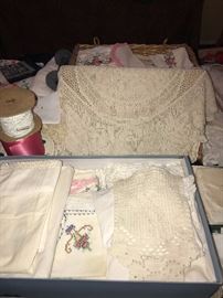 VINTAGE HAND-MADE LINENS