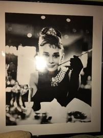 AUDREY HEPBURN FRAMED POSTER