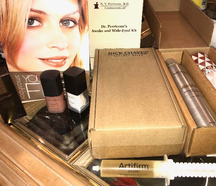 Smashbox and Nick Chavez cosmetic/haircare products
