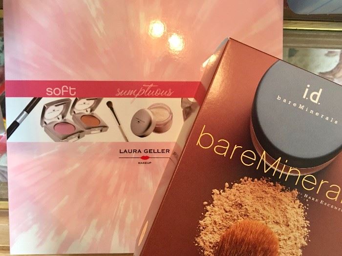 Bare Minerals and Laura Geller cosmetics